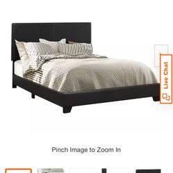 Queen Headboard  With Side Rails