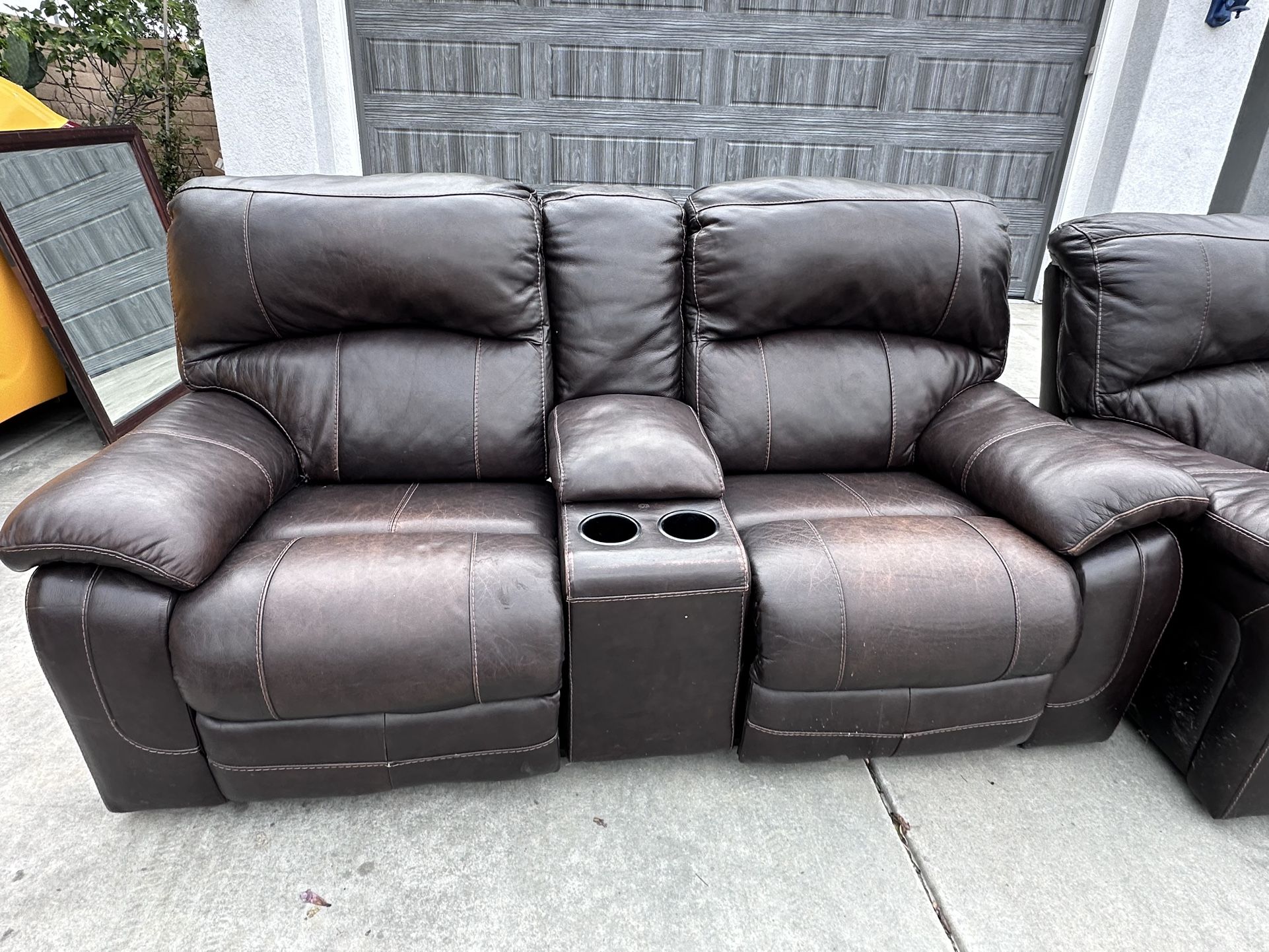 Leather Power Recliners