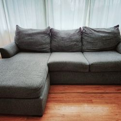 Gray Sofa w/ Chaise