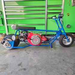 NEW BUILD Mini Drag Bike Brembo Brakes Custom Stainless Steel Exhaust Aluminum Tank Live-Axle Rear MiniBike Go Cart Kart GoKart