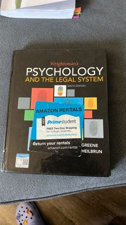 Psychology And the Legal System 