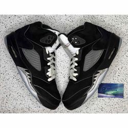 Jordan 5 Black Metallic Reimagined 8.5 Men