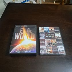 Collectible " End Of The World " 9 Disc DVD Set 2012 33 Hrs Runtime, Plus Big Battles WWII-Market Value $8-18