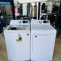 MIDEA top Loading Washer And Gas Dryer Set! WZLMU