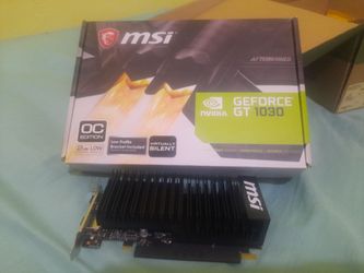 GT 1030 2gb GDDR5 graphics card CIB