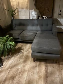 Sectional sofa with Ottoman adjustable Left or Right