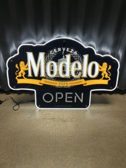 Modelo Negra Beer Sign LED Sign  Bar Sign