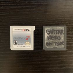 Mario Kart 7 Nintendo 3DS & Guitar Hero World Tour Video Games