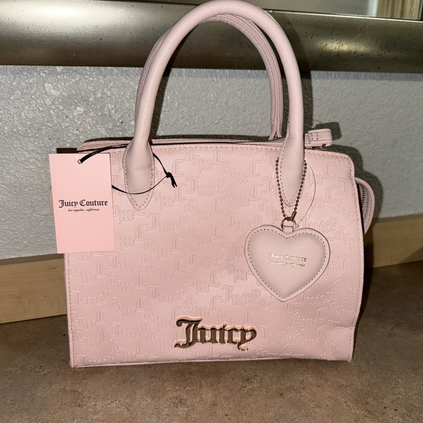 Juicy Courture Ladylike Satchel Pink Clay