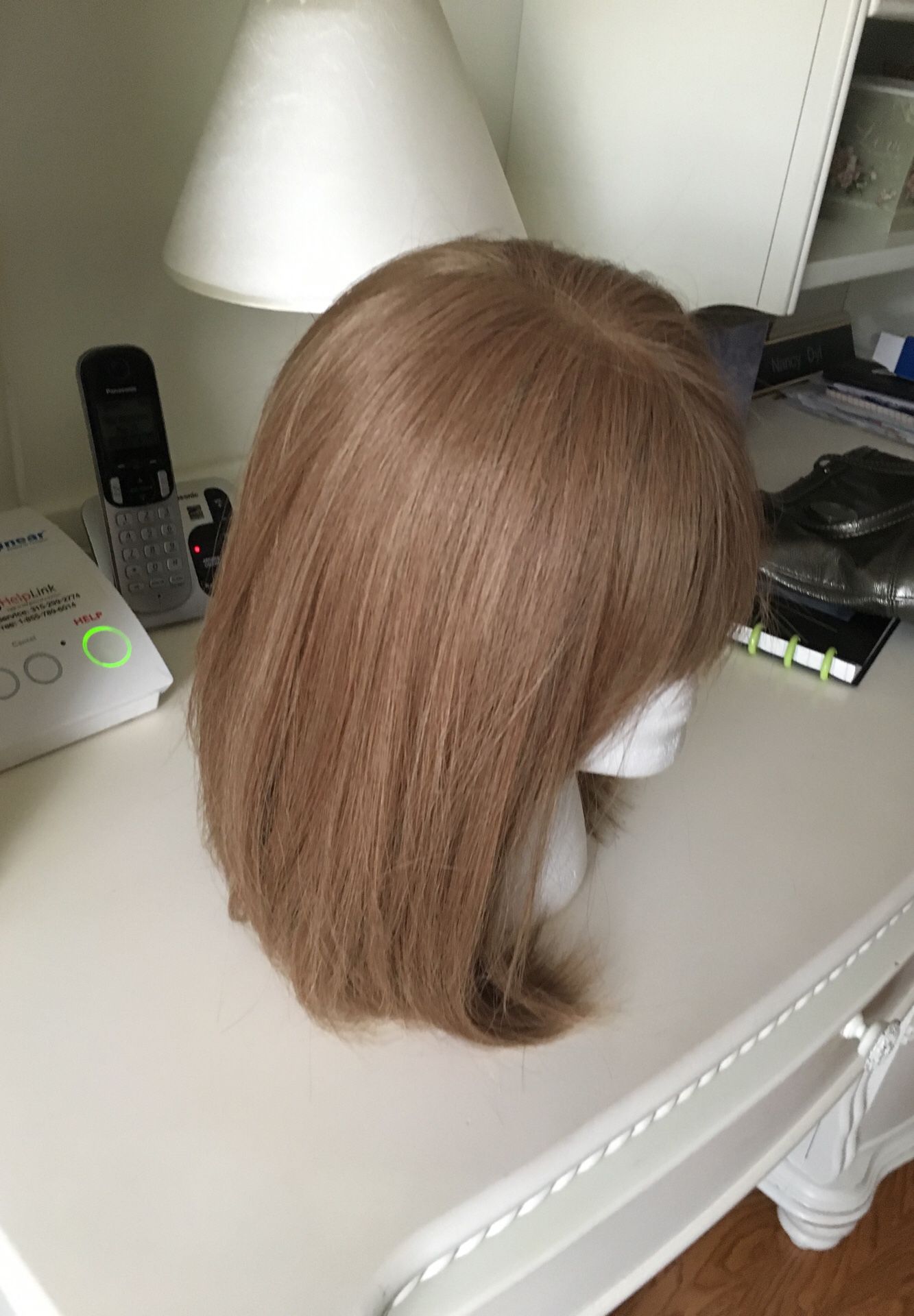 Wig, beautiful, totally realistic looking. Classic look that never goes out of style. Brand New, Never Worn. Originally paid $240.