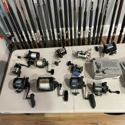 Fishing Reels Shimano, Diawa, Newell, Penn