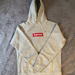 Supreme Box Logo Hoodie Heather Grey