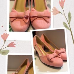 Pink Kitten heel Size 91/2 