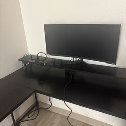 Monitor and Desk Top