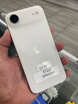 iPhone Air unlocked. Cash or $50 down w approval