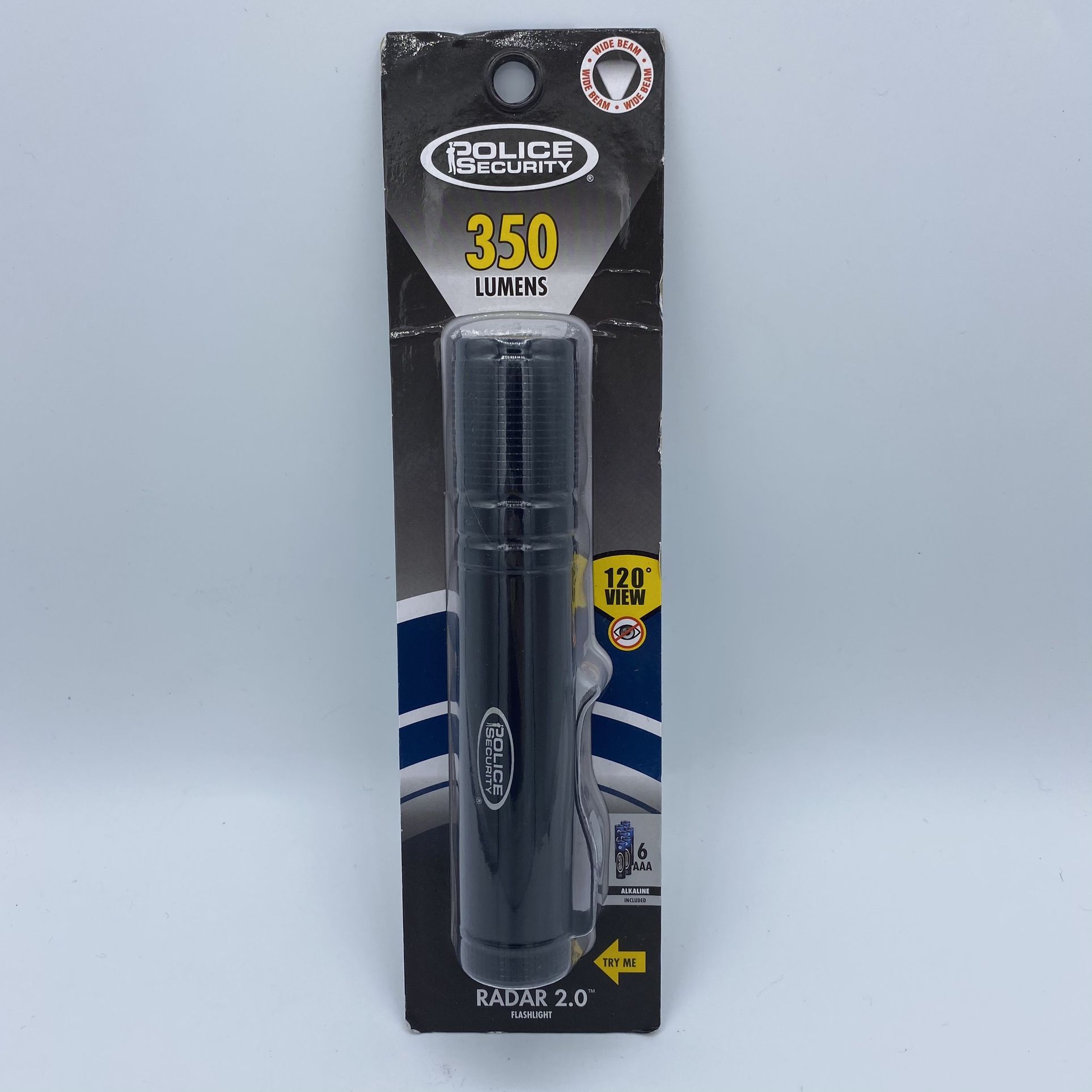 Police Security Radar 2.0 Tactical COB LED Flashlight 350 Lumens New