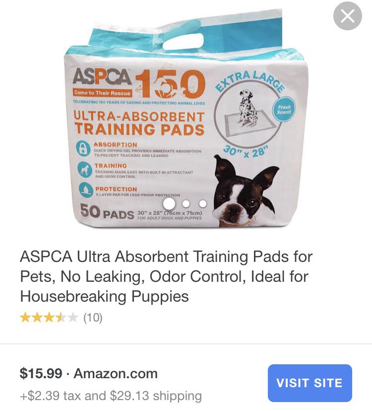 Puppy training pads