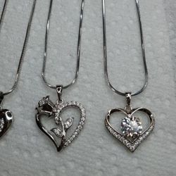Beautiful Jewelry 14K White Gold Laminated Hypoallergenic waterproof 29$ Each