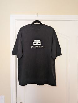 Balenciaga BB Logo Tee | Size L/XL | Balenciaga Double B Lock Tee