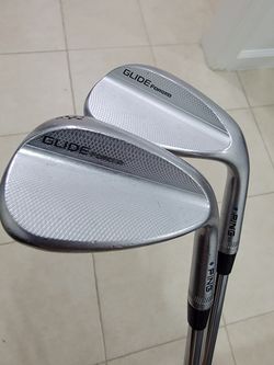 Ping Glide Forged Wedge Set 54*-10 & 60*-8 True Temper Steel Stiff Flex Right Handed