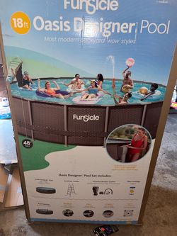 Funsicle 18ft Oasis Designer Pool