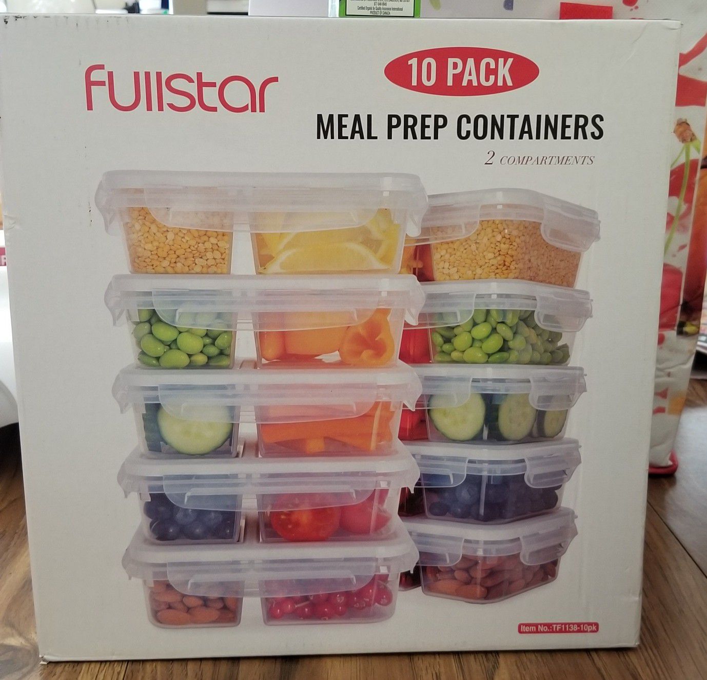 Brand new in box- meal prep storage containers 10 pack