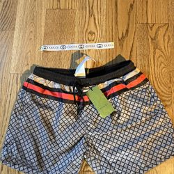 Gucci Green Red Grey Bathing Suit