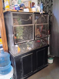 Reptile double tank