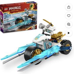 LEGO NINJAGO Zane’s Ice Motorcycle Toy with 1 Minifigure,  71816