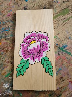 Custom Wood Burned Painting 