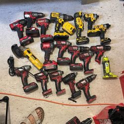 Miluwakee,Dewalt,Bauer,craftsman,ryobi