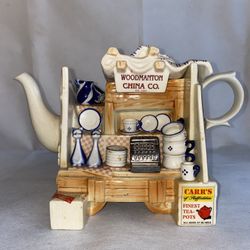 Signed Paul Cardew Limited Edition Signed Teapot Market Stall Woodmanton