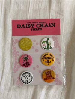 Olivia Rodrigo presents Daisy Chain Fields music festival pin set 2026