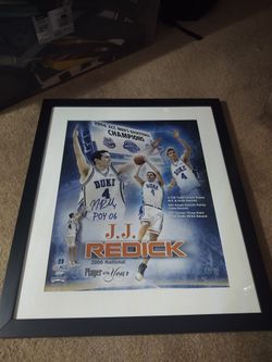 Duke Blue Devils JJ Redick Signed Photo