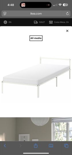 Twin Bed Frame, Base, Mattress