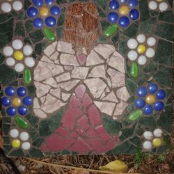 Handmade Mosaic Stepping Stones 