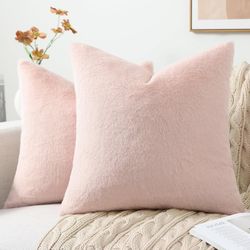 lush Throw Pillow Covers 16x16 Set of 2