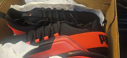Puma. Red and black . very nice comfortable Shoes size 12 men