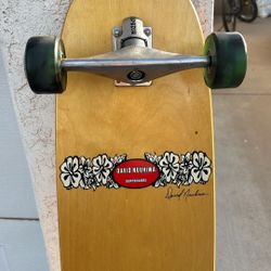 vintage David Nuuhiwa wooden skateboard (longboard)