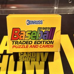 1989 Donruss Baseball 56-card Traded Edition Factory Set