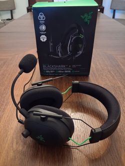 **Like New**Razer Blackshark V2 + USB Sound Card