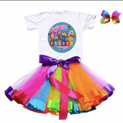 Pocoyo Party Set 2T Tutu Outfit Ready