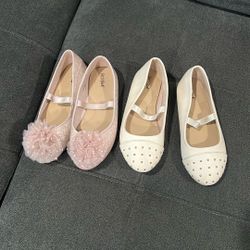 Cat And Jack Flats For Girls Size 11 