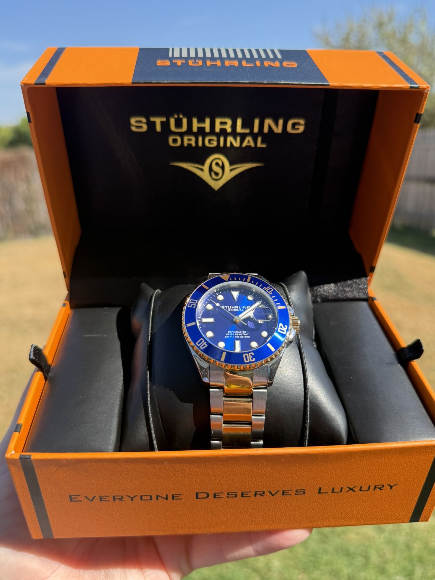 Stührling Swiss Quartz Depthmaster Watch