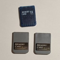 PlayStation Memory Cards lot