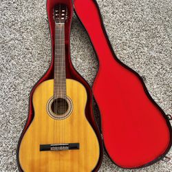 Guitars: Franciscan Model No. 680 with Case, and Primo with Case.