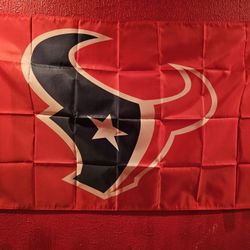 TEXANS  FLAG 3'X5'