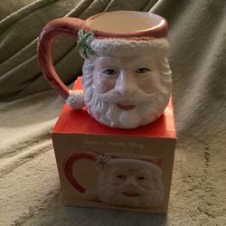 Large Santa Ceramic Mug New