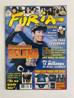 Rare Vintage Selena Quintanilla Furia Musical Magazine (2001)
