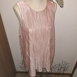Sleeveless Blouse XL Used But In Great Shape,New Day  Pink.Non Smoking Home, No Damage.